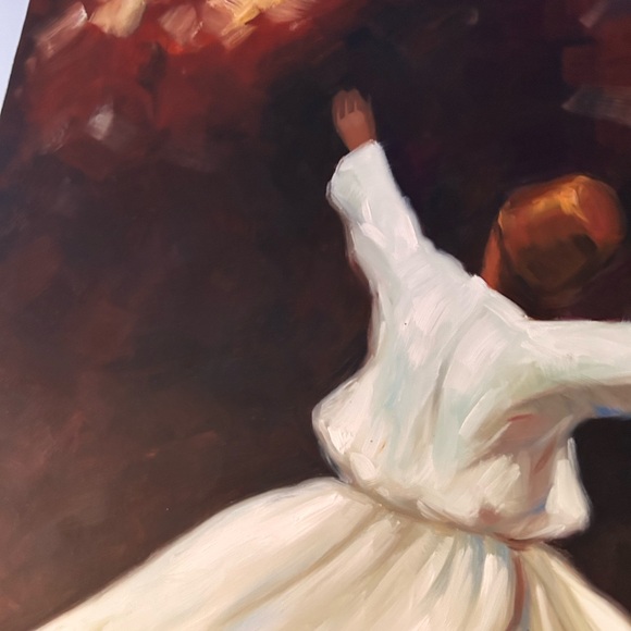 Whirling Dervish on canvas - Picture 3 of 8